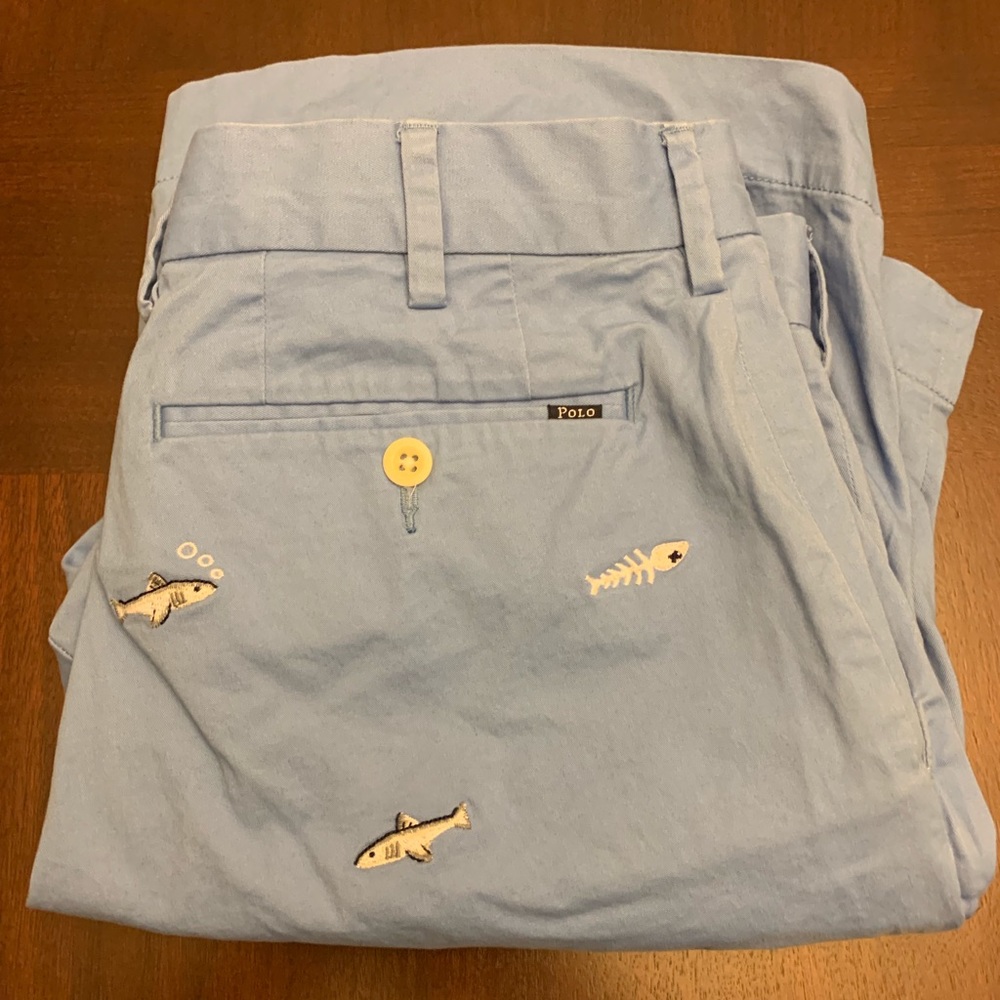 Polo Ralph Lauren Fish Pattern Shorts - Picture 2 of 2